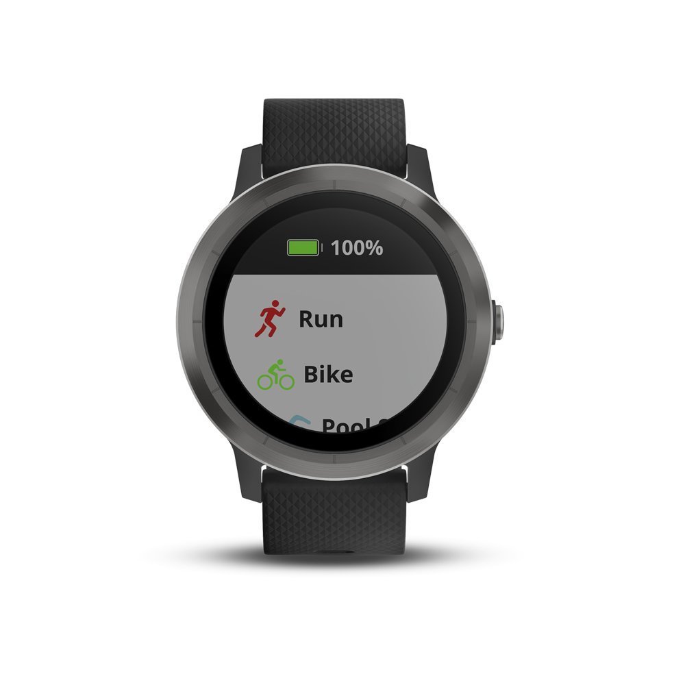 garmin vivoactive 3 smartwatch with stainless steel bezel